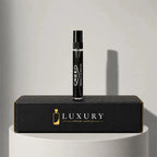 Creed Aventus Absolu eau de parfum sample vial, displayed on Luxury Perfume Samples branded box – sample decant available at luxuryperfumesamples.com