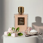 Kilian Love, Don't Be Shy eau de parfum with marshmallow, orange blossom, vanilla and sugar notes – available at luxuryperfumesamples.com