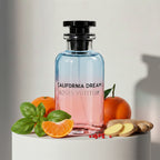 Louis Vuitton California Dream eau de parfum with orange, basil and ginger notes – available at luxuryperfumesamples.com
