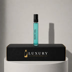 Louis Vuitton Pacific Chill eau de toilette sample vial with black cap, displayed on Luxury Perfume Samples branded box – sample decant available at luxuryperfumesamples.com