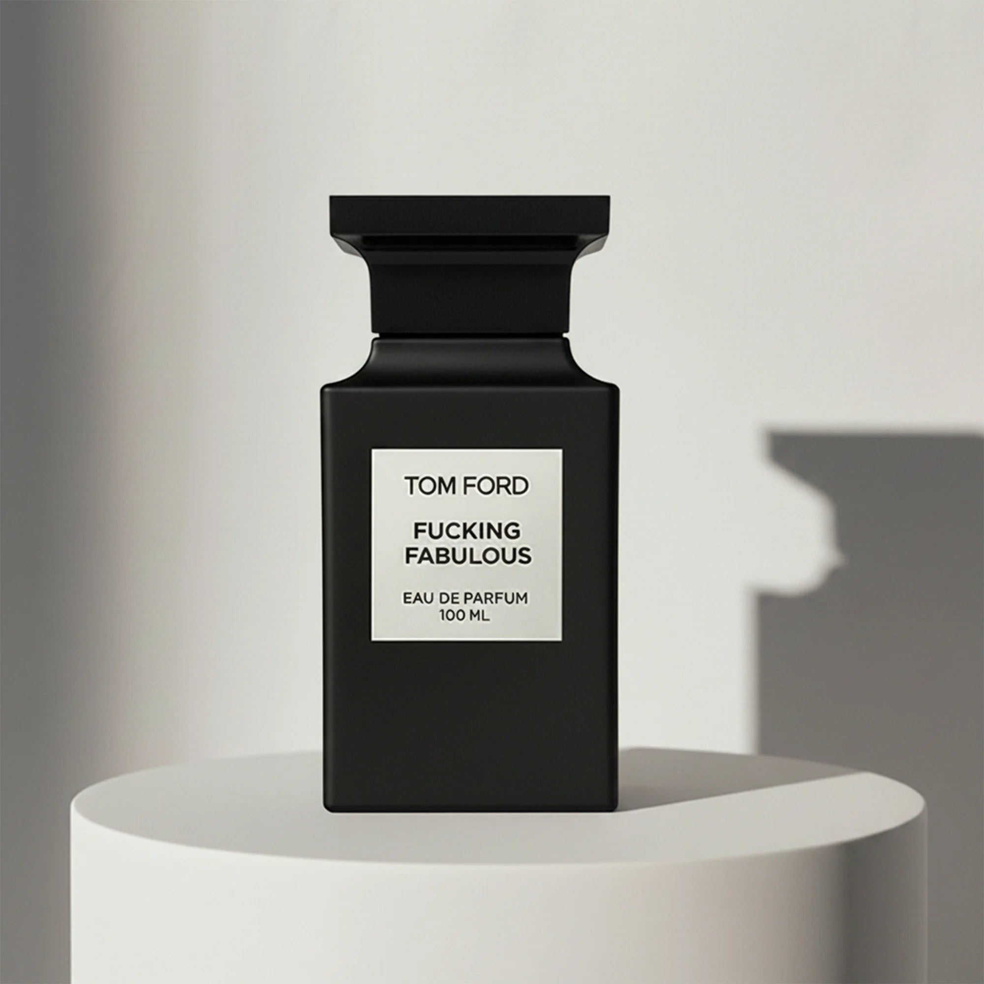 Tom Ford Fucking Fabulous eau de parfum in black glass bottle – full-size bottle available at luxuryperfumesamples.com