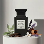 Tom Ford Fucking Fabulous eau de parfum with lavender, leather and licorice notes – available at luxuryperfumesamples.com
