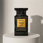 Tom Ford Tobacco Vanille eau de parfum in black glass bottle, 100ml – full-size bottle available at luxuryperfumesamples.com