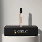 Viktor&Rolf Flowerbomb eau de parfum sample vial, displayed on Luxury Perfume Samples branded box – sample decant available at luxuryperfumesamples.com