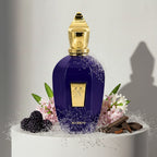Xerjoff Accento eau de parfum with blackberry, hyacinth and sandalwood notes – available at luxuryperfumesamples.com