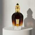 Xerjoff Alexandria II eau de parfum in amber glass bottle with gold cap – full-size bottle available at luxuryperfumesamples.com